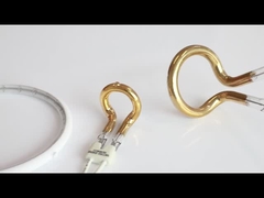 Semi Gold Ring Short Wave Infrared Heating Lamp Ring Radiator