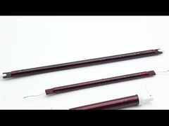 Red Quartz Glass Short Wave Ir Lamps 1500mm Ceramic Infrared Heating Element