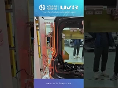 U-Shaped Flat Angle Single Tube Gold Coated Halogen Heating Lamp with High Filament Temperature