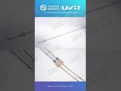 11x23mm halogen IR infrared Tube lamp gold coating twin tube quartz heater lamp