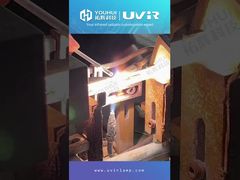 TOSHIBA jacketed low pressure infrared lamp 500W single tube quartz heater lamp