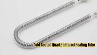 Infrared Heater Tube Gold Halogen Quartz Infrared Heating Tube
