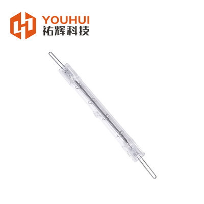 Single Tube Clear Quartz Infrared Lamps For Industrial Heating And Drying Applications