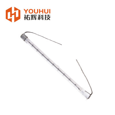 SHC100731 Clear Quartz 8-14mm Sk17 Base Halogen Heater Tube Infrared Emitters