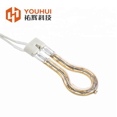 Customizable Gold Reflector Ring Infrared Lamps with 1-Year Warranty for Industrial Applications