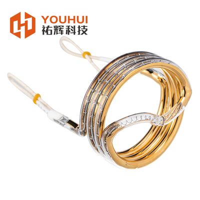 3D Single Tube Gold Coating Infrared Quartz Heater Lamp 8-14mm with 5000-20000h Lifespan Halogen Tube