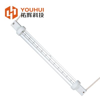 Industrial Single Tube Short Wave Infrared Halogen Lamp with 5000h Lifetime, 1100-2600°C Filament Temperature, and 200-4000W Power
