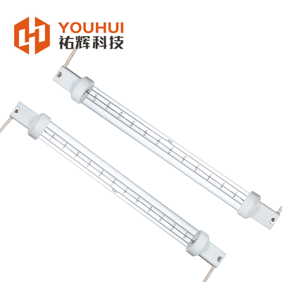 Industrial Short Wave Infrared Halogen Heater with 5000h Lifetime, 1100-2600°C Filament Temperature, and 50-1500mm Heating Length