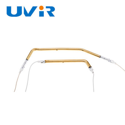 Good price Gold Coated Quartz Infrared Heating Element Tube 150-6000W online