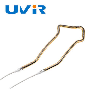 Good price 3D Gold Coating Infrared Heater Quartz Tube Electric 45-480V online