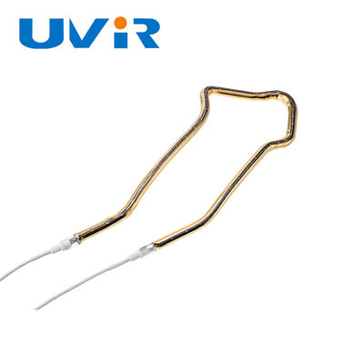 Good price Gold Coated 3D Infrared Heater Quartz Tube 45-480V 150-6000W online