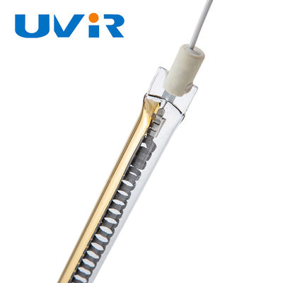 Good price 400V Carbon Fiber IR Quartz Heater Lamp R7S Gold Coating online