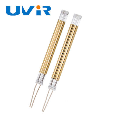 Good price Gold Plated Medium Wave Infrared Lamp 2000W 230V Quartz Tube online