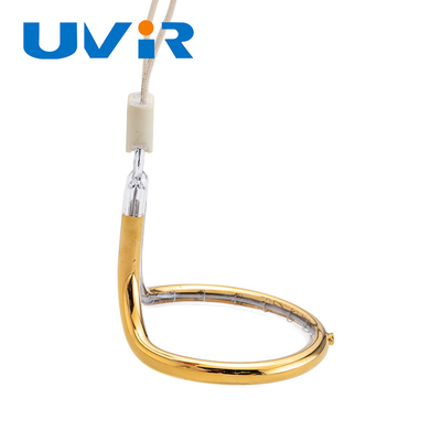 Good price UVIR Gold Coated Quartz Ring Infrared Heater Lamp 100-7600W online