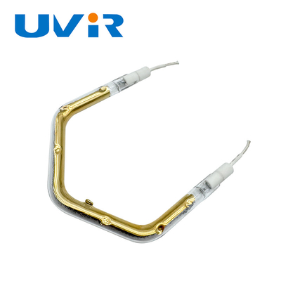 Good price Single Infrared Heating Element Tube Semi Gold-Plated Gold Coated Customized 150-6000W online