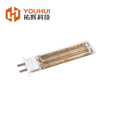 420W 120V Gold Coating Twin Tube Infrared Lamp for HP 4200 4210 Printing Machine Heating
