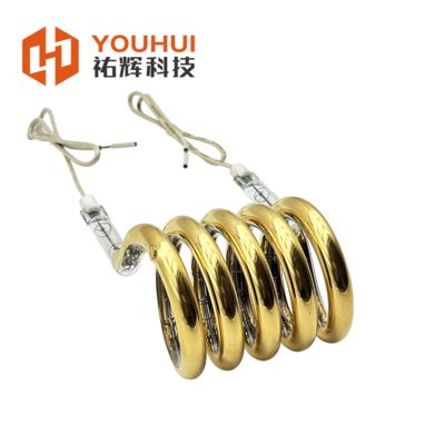 Good price 24-575V Voltage 39-600mm Outside Diameter 1100-2600℃ Filament Temperature Ring Infrared Lamp Circular Infrared Heater Tube online