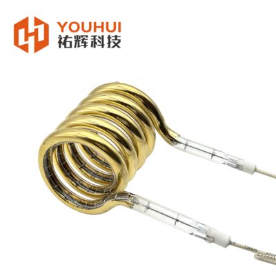 Good price Gold Coating Ring Infrared Lamp with 100-7600W Power and 8-14mm Quartz Tube for Efficient Heating online