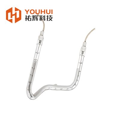 Gold Coated 1660W 230V Short Wave IR Lamp Quartz Infrared Heater for Industrial Heating