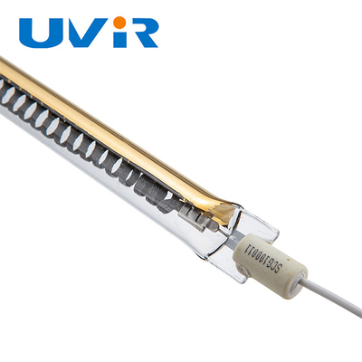 Good price R7S Carbon Fiber Infrared Heating Lamp 1200W Gold Reflector online