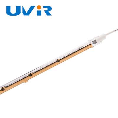 R7S Gold Coating Quartz Infrared Lamps 600W 230V for Drying  Curing