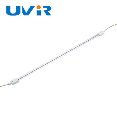 Good price Transparent IR Halogen Lamps , 5000h Cylindrical Infrared Heating Tube online