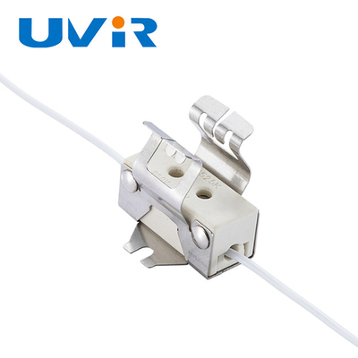 Good price IR Lamp Ceramic Heat Bulb Holder , 10A 250V 5KV lamp holder clip online