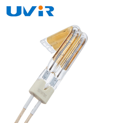 Good price Gold Coating Infrared Heating Element Tube L Type Quartz Glass Material online