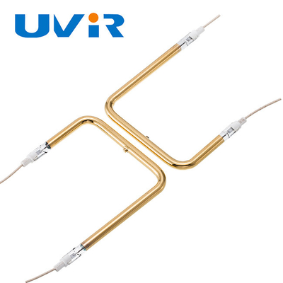 Good price UVIR Infrared Heating Element Tube , 500w U Shape Heater Tungsten filament online