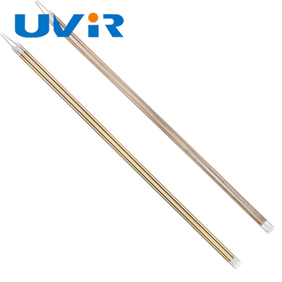 Good price 5250W Medium Wave Infrared Quartz Tube Lamp Gold Coated online