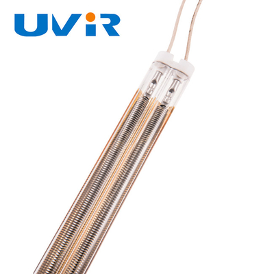 Good price 2500W Medium Wave Infrared Lamp Gold Coated 415V Quartz Tube online