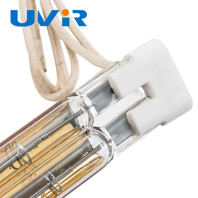 Good price 785W Gold Infrared Quartz Lamp Heater 270V Twin Tube online