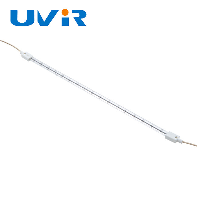 Quartz Glass IR Halogen Lamps 200-4000W With Transparent Tube