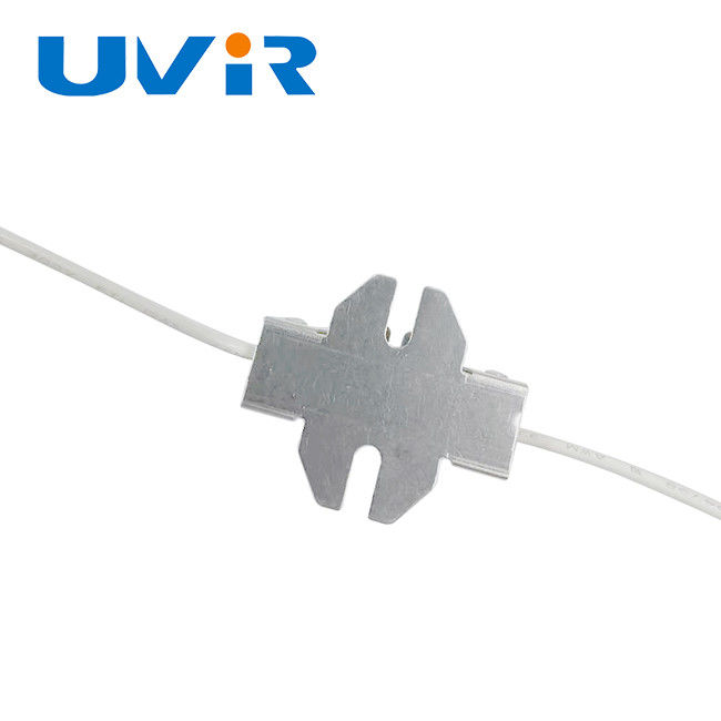 GX9.5 IR Lamp Holder , 250V 5KV Heat Lamp Clamps for Twin tube heater