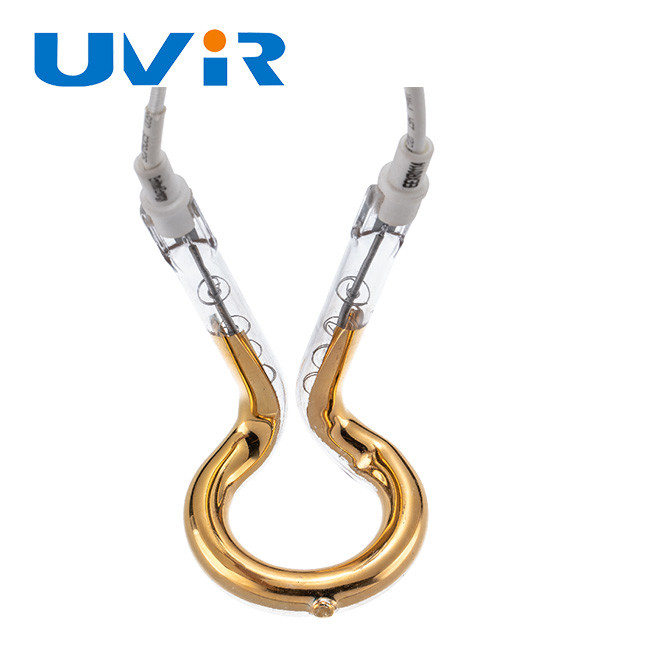 OD 52mm Shortwave Infrared Lamps For Heating Gold Reflector