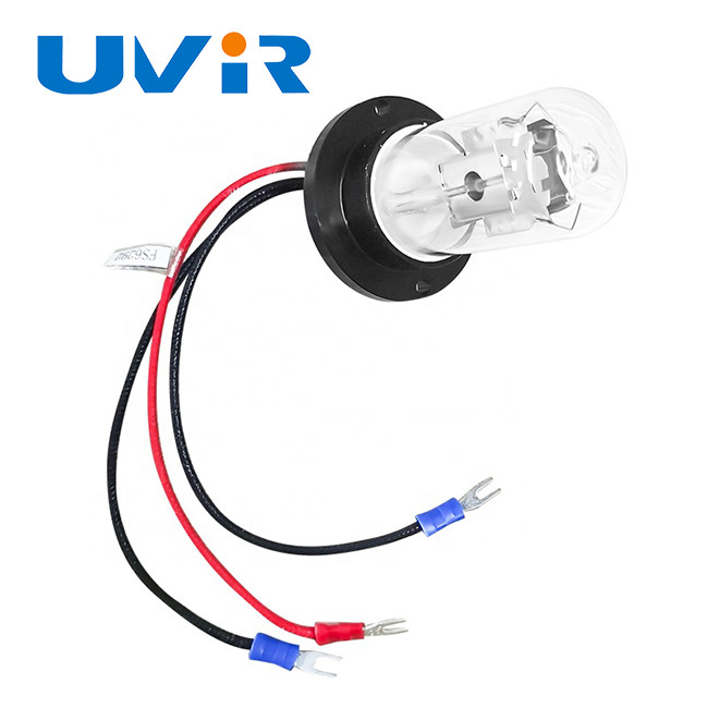 UVIR 80V Deuterium Lamp 160-400nm 2500h Service life With Quartz Tube