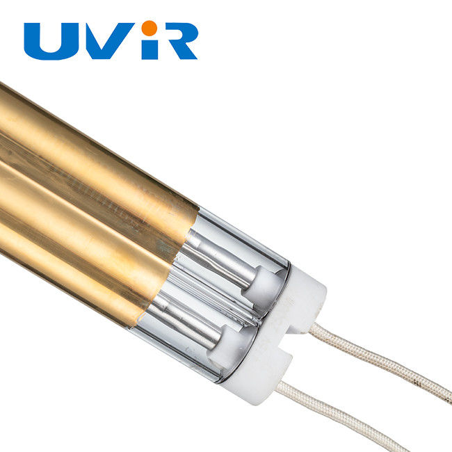 415V IRP Infrared Lamp For Printing , 2500W Twin Tube Infrared Emitters