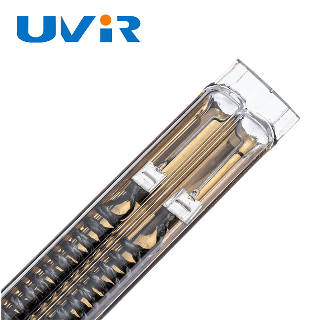 Infrared Radiator Lamp 2500W Gold Coated Quartz Infrared Heater Lamps for Industry