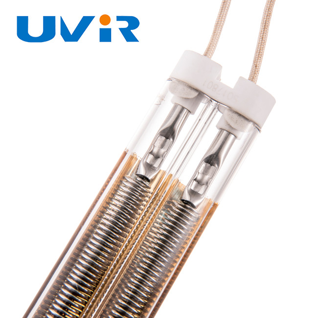 415V IRP Infrared Lamp For Printing , 2500W Twin Tube Infrared Emitters