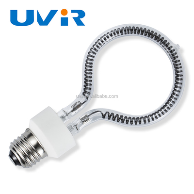 Good price 500w Clear Tube Medium Wave Carbon Fiber Heating Lamp Infrared Quartz Emitter online