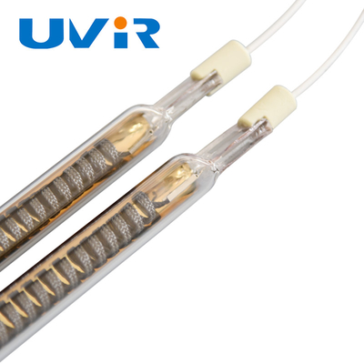 R7S Carbon Quartz Infrared Heating Lamp with Gold Reflector