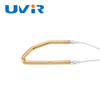 3D Shortwave Infrared Heating Element Tube 1380W 230V Gold Coated