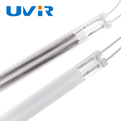 Good price Medium Wave Coating White Halogen Infrared Heating Radiators Double Tube online