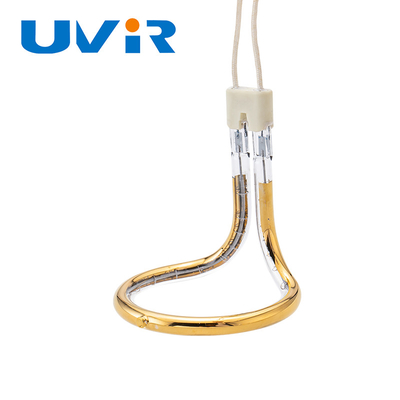 Semi Gold Ring Short Wave Infrared Heating Lamp Ring Radiator