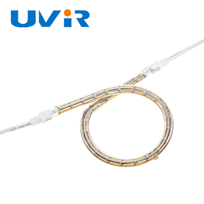 Good price Gold Coated Reflective Layer Ring Infrared Lamps For Bending Heating Parts online