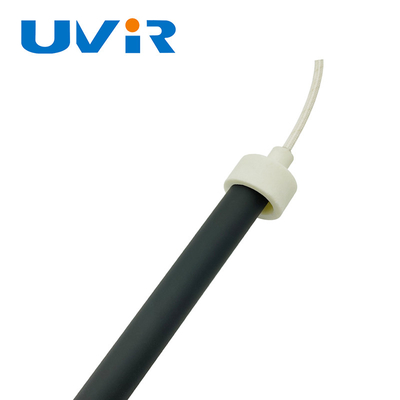 Good price 1500w Quartz Tube Infrared Lamp 50-500mm Long Wave Black Tube For Industrial Use online