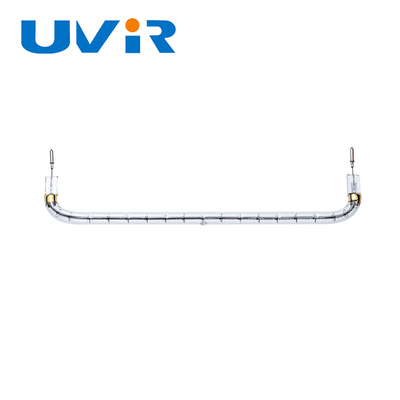 UVIR Customized Quartz Glass Heating Tube U-shaped Infrared Lamp Tube