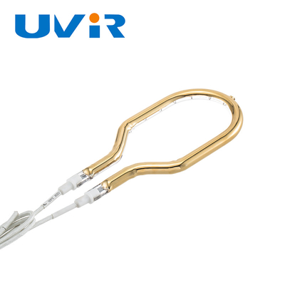 Good price 200-6000W Power Ring Quartz Infrared Lamps with Customized Gold Coated Single Tube Heating Accessories online