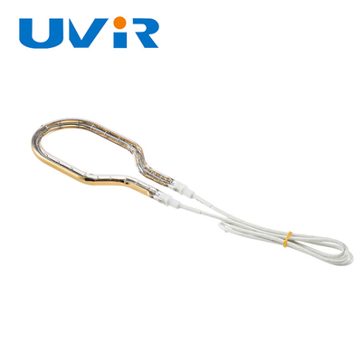 Gold/White/Clear Coated 33-606mm Ring Infrared Lamps with Customized Designs