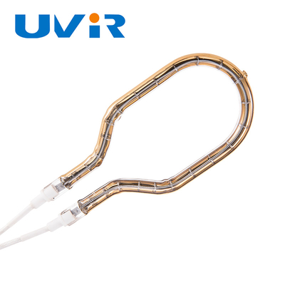 Good price Gold Reflector Quartz Tube Shortwave Infrared Ring Halogen Heating Lamp 200-6000W online